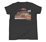 Image of Atoll Board Co Youth Short Sleeve T-Shirt with Atoll Volcano Graphic - Dark Grey Heather, S - Dark Grey Heather,S 964B9FF2