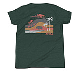 Image of Atoll Board Co Youth Short Sleeve T-Shirt with Atoll Volcano Graphic - Heather Forest, XL - Heather Forest,XL A75B5C99