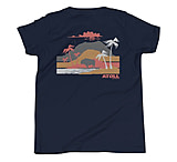 Image of Atoll Board Co Youth Short Sleeve T-Shirt with Atoll Volcano Graphic - Navy, XL - Navy,XL 921175AB