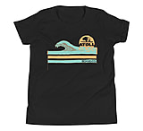 Image of Atoll Board Co Youth Short Sleeve T-Shirt with Atoll Wave Graphic - Black, M - Black,M C2F00AEE
