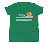 Image of Atoll Board Co Youth Short Sleeve T-Shirt with Atoll Wave Graphic - Kelly, L - Kelly,L 2D8C8EC7