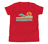 Image of Atoll Board Co Youth Short Sleeve T-Shirt with Atoll Wave Graphic - Red, L - Red,L 2CC71D88