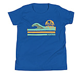 Image of Atoll Board Co Youth Short Sleeve T-Shirt with Atoll Wave Graphic - True Royal, L - True Royal,L 009A91D7