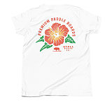 Image of Atoll Board Co Youth T-Shirt with Atoll Paddle Board Island Flower Graphic - White, L - White,L 317B97A4