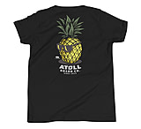 Image of Atoll Board Co Youth Tee with Atoll Pineapple Head Graphic - Black, L - Black,L A71E2C4B