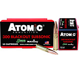 Atomic 00465 Rifle Subsonic 300 Blackout 220 Gr Hollow Point Boat Tail 50 Bx/ 10