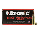 Atomic 00472 Rifle Subsonic 308 Win 260 Gr Soft Point Round Nose (SPRN) 50 Bx/ 1