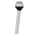 Image of Attwood Marine All Around Anti Glare Light With 2 Pin Standard Pole 60" Angled