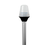 Image of Attwood Marine Frosted Globe All-Around Pole 12V Light w/2-Pin Locking Collar Pole