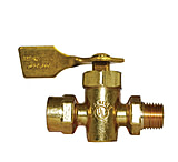 Image of Attwood Marine Fuel Shut-Off Valve - 1/4in Npt x 1/4in Nptf