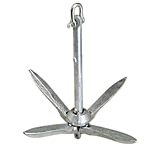 Image of Attwood Marine 11966-1 Grapnel Folding Anchor Galvanized 5 Lbs.