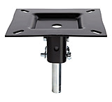 Image of Attwood Marine 1002 Lock'N Pin 3/4&quot; Pin Seat Mount Zinc Plated Steel 3 deg Tilt 2 3/4&quot; Steel Pin With Spring