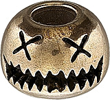 Image of AuCon Small Smiley Bead Bronze