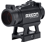 Image of Axeon 2218667 MDSR1 W/Riser 1x 20mm 2 MOA Red Dot Black
