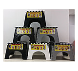 Image of B &amp; R Plastics E-Z Foldz Two-Tone Step Stool