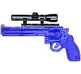 Image of B-Square Revolver Mounts (Rings not included) - Taurus 44 Magnum, 607, 608 6&quot; &amp; 8&quot; barrel with vent rib, Blue 42305