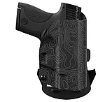 Image of We the People Holsters Gray Topographic Map Custom Printed Kydex OWB Belt Holster
