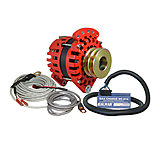 Image of Balmar Alternator 3.15&quot; Dual Foot Saddle Dual V Pulley Regulator &amp; Temp Sensor