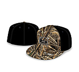 Image of Banded Fitted Flat Bill Cap w/ B Logo