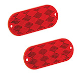 Image of Bargman Oblong Adhesive Reflector 3-1/4in x 1-1/2"