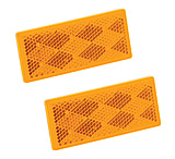 Image of Bargman Rectangular Adhesive Reflector 3 1/4in x 1 1/2"