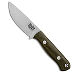 Image of Bark River Bravo Micro Fixed Blade OD Green Canvas Micarta 2.25 Satin CPM-154 E1F333D1