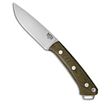 Image of Bark River Fox River Fixed Blade Knife Green Canvas Micarta 4 A-2 4A698CD5