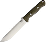 Image of Bark River Bravo 1.5 Green Canvas Fixed Blade Knife
