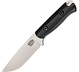 Image of Bark River Bravo Necker II Black Micarta Fixed Blade Knife