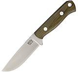 Image of Bark River Bravo Necker II Green Canvas Fixed Blade Knife