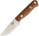 Image of Bark River Bravo Necker Natural Canvas Fixed Blade Knife