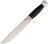 Image of Bark River Michigan Bowie Black Canvas Fixed Blade Knife