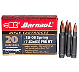 BarnauL Polycoated Steel Case Rifle Ammunition .30-06 Sprg 168 gr FMJ 2612 fps