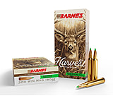Barnes Harvest 300 Wm 180 Grain Boat Tail Hollow Point Brass Cased Rifle Ammo, 20 Rounds, 32405