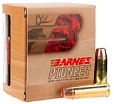 Image of Barnes Pioneer TSX .44 Remington Magnum 225 Grain Flat Nose Brass Pistol Ammunition