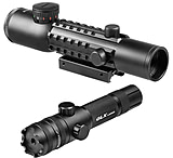Image of Barska 4x28 IR Electro Sight / GLX Green Laser Sight Combo Pack