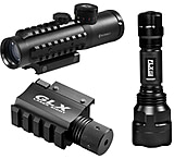 Image of Barska 4x30 IR Electro Sight with Green Laser &amp; LED Flashlight
