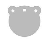 Image of Bash Target Supply AR500 Gong Round Steel Target 6-1/2in Thick