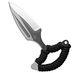 Image of Bastinelli Creations Bastinelli Push Dagger Fixed Blade Knife Black Paracord Wrap 3 Satin 23F3F24E