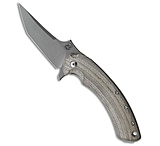 Image of Bastinelli Creations Gecko Frame Lock Gray Ti/Canvas Micarta 3.35 SW*DISC* CD57C0D2