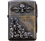 Image of Bastinelli Creations Skulls Zippo Lighter Double