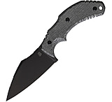 Image of Bastinelli Creations The Foreigner 3.38in Black PVD Fixed Blade Knife