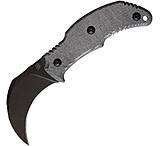Image of Bastinelli Creations The Primal 2.75in Black PVD Fixed Blade Knife
