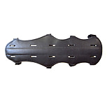 Image of Bateman Top Grain 4 Strap Leather Armguard