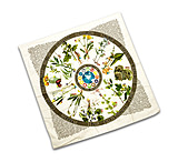 Image of BattlBox Wazoo Survival Gear Forager Bandana with Pictures and Facts 12 Plants &amp; Fungus 874D0F1E