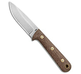 Image of Battle Horse Knives Woodsman Pro Fixed Blade Natural Micarta 3.8 Satin BHK BCEC7222