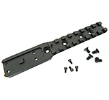 Battle Steel Benelli M4 Top Rail w/ Integrated Aimpoint &amp; HoloSun Micro Sight Base, 6061 Aircraft Grade Alumiuim, BATTLESTEEL-418777
