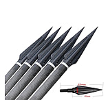 Image of Battling Blades 6 Pcs Carbon Steel Hunting Arrow Heads B7EA5AD6