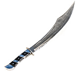 Image of Battling Blades Arabian Scimitar High Carbon Damascus Steel Blade 27in Sword