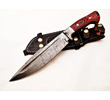 Image of Battling Blades Bowie 3 High Carbon Damascus Steel Blade Hunting Knife